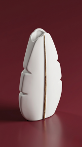 Jreed White Vase