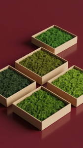 Preserved Flat Moss
